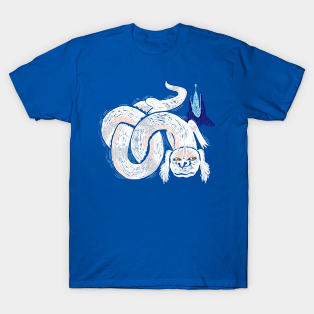 The luck dragon in fantasia with the Ivory tower T-Shirt by jazzydevil